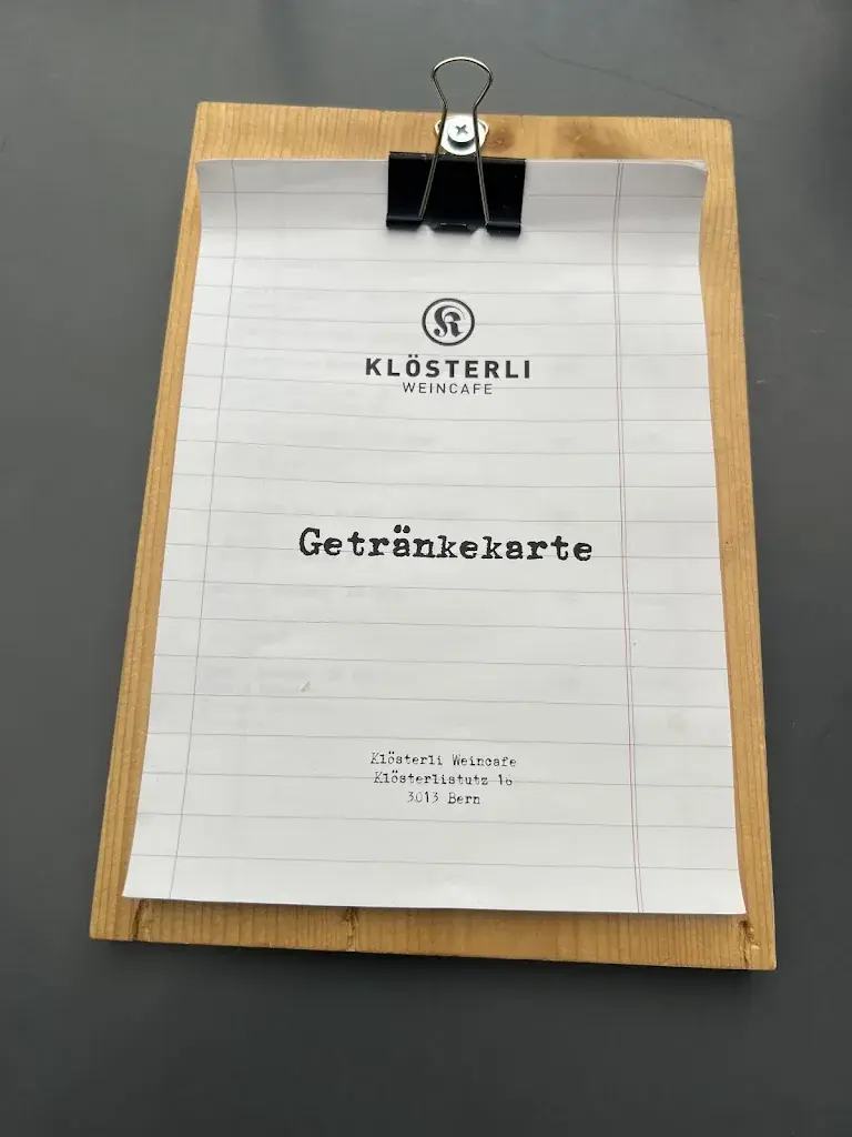 Rob Gravis_Klösterli Weincafe_Bern_avis