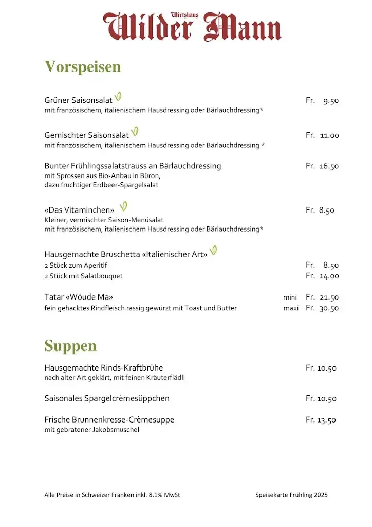 Menü_Wilder Mann Sursee AG_Sursee_Bild_3