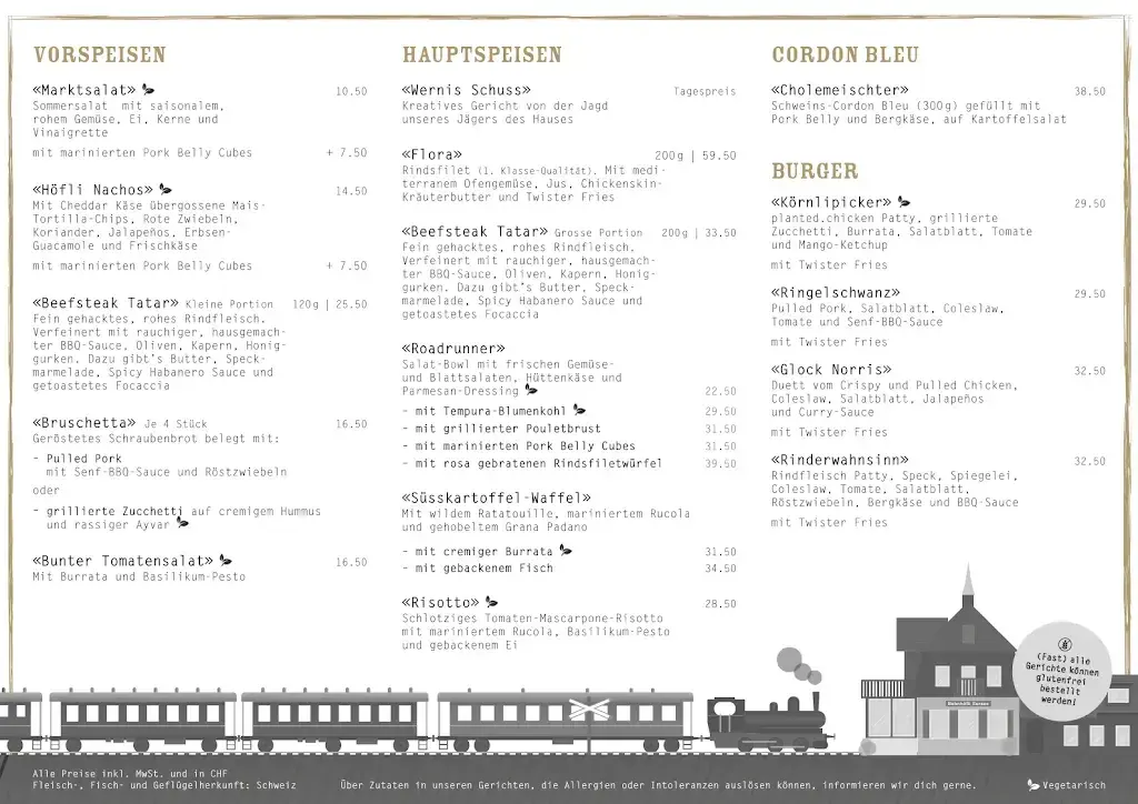 Bahnhöfli restaurant in Sursee