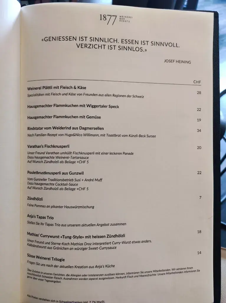 1877 | Weinerei, Bar, Events_Geuensee_menu_image_1