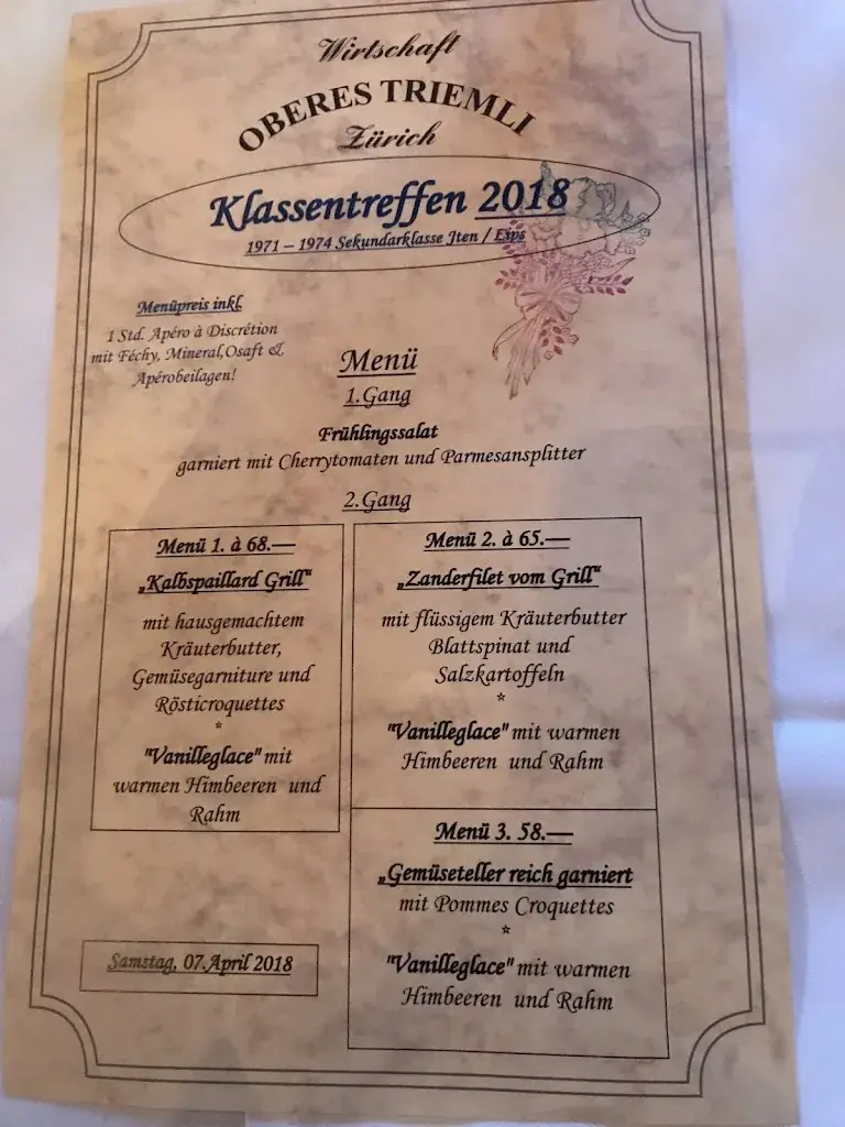 Menu_Oberes Triemli_Zürich_image_1