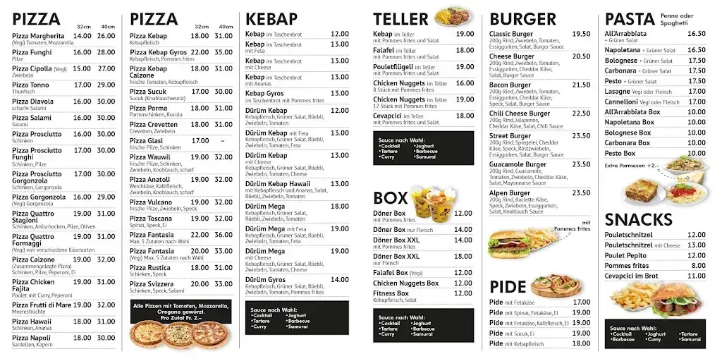 Glasi Bistro Kebab Pizza Grill restaurant à Wauwil