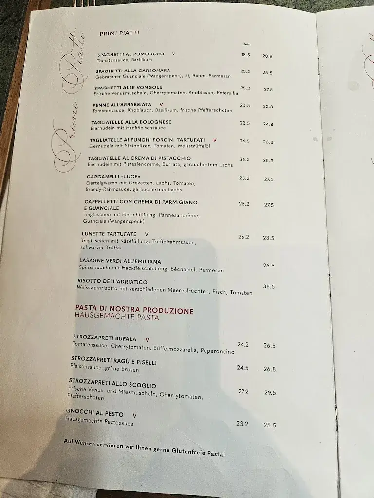 Ristorante Luce_Bern_menu_image_1