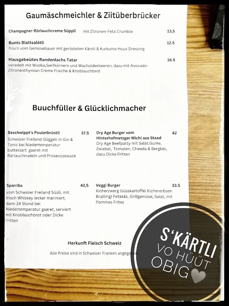 Restaurant Hölzig Alvier_Buchs_menu_image_1