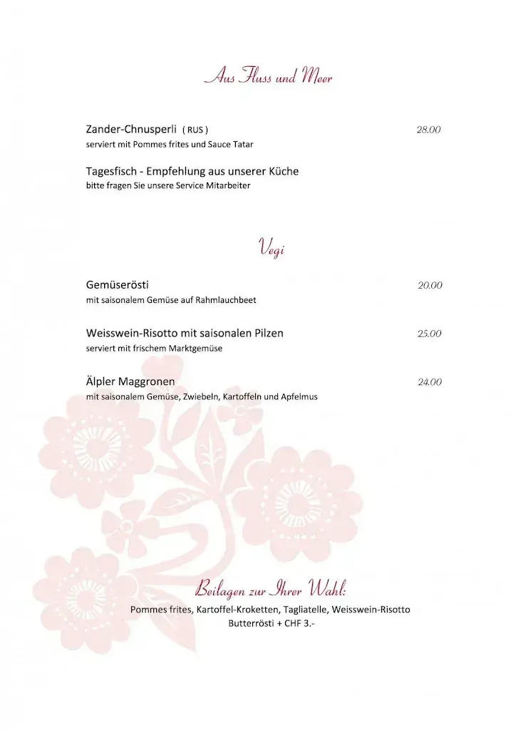 Menü_Restaurant zur Burestube_Buchs_Bild_4