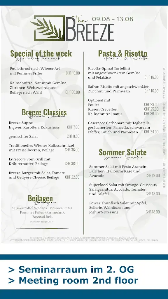 Menu_Restaurant Pizzeria Breeze_Buchs_image_4