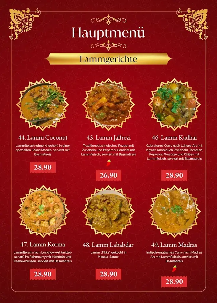 Menu_Indian Kitchen_Bern_image_2