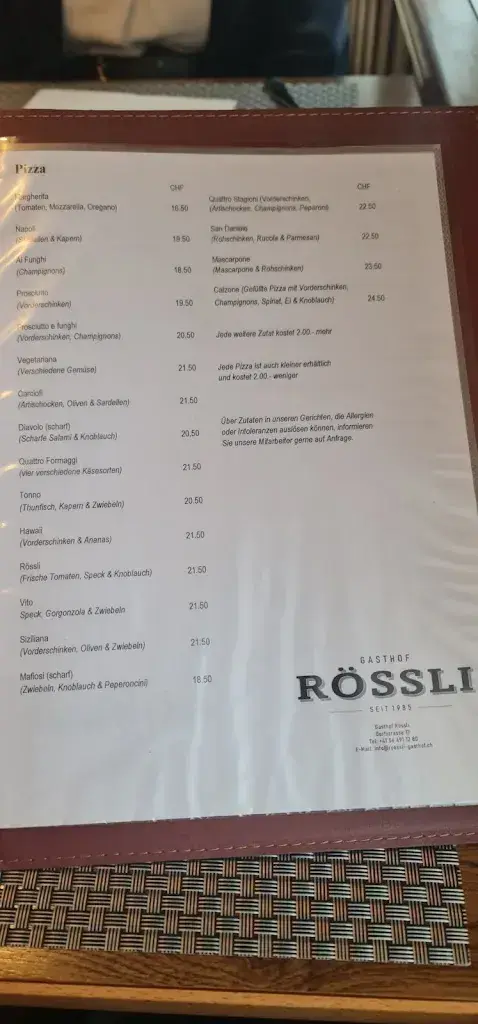 Menu_Gasthof Rössli_Wohlenschwil_image_2