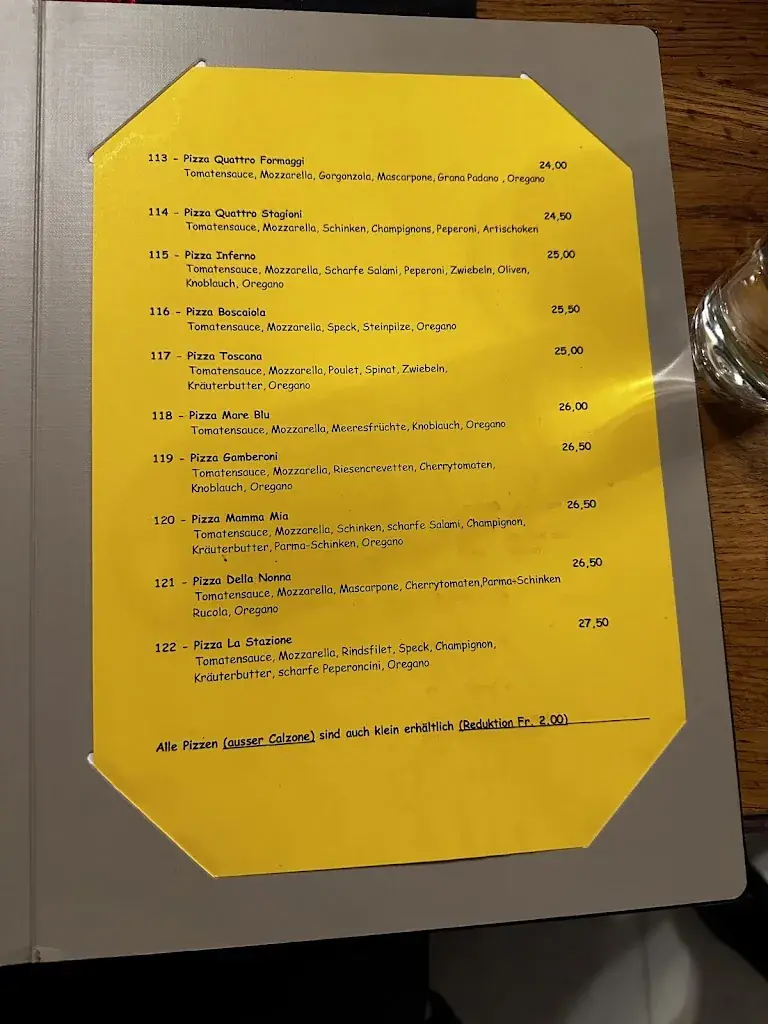 Menu_Restaurant-Pizzeria La Stazione_Dagmersellen_image_2