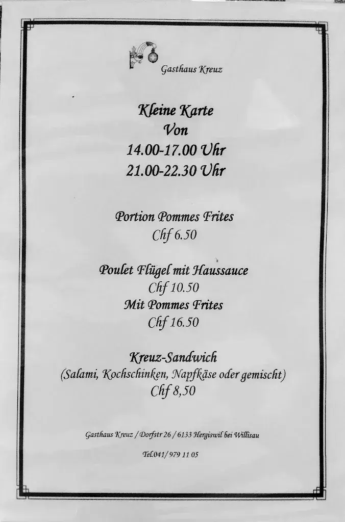 Willi Luntzer_Gasthaus Kreuz_Hergiswil bei Willisau_review