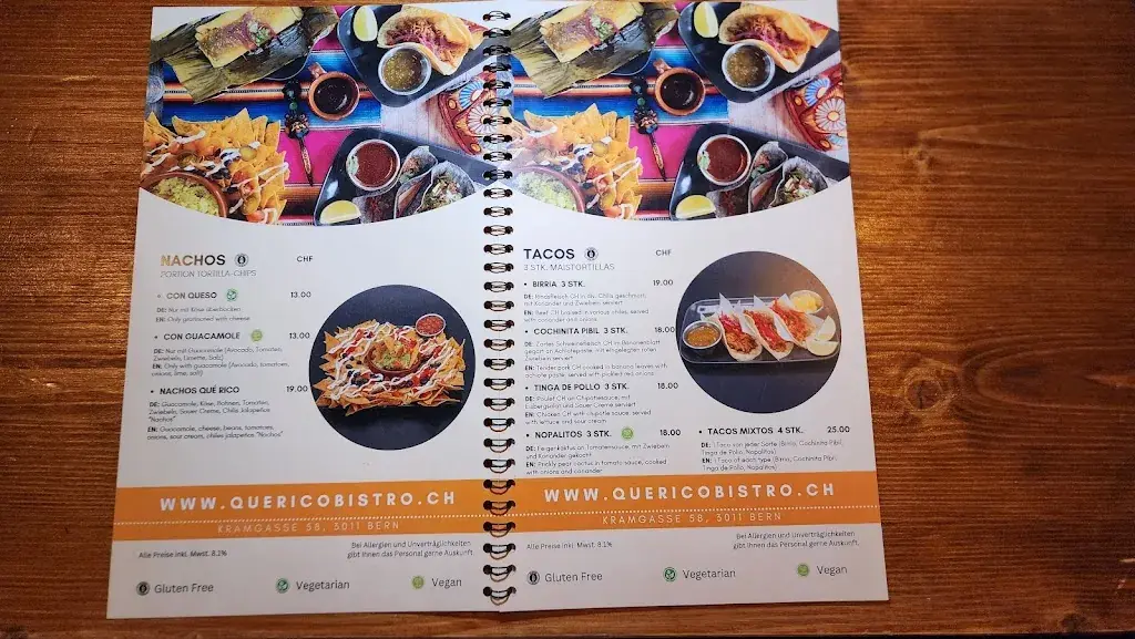 Menu_Qué Rico Bistro _Bern_image_3