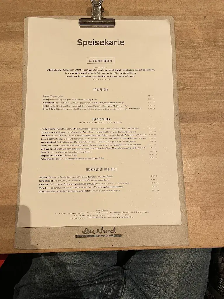 Du Nord_Bern_menu_image_1
