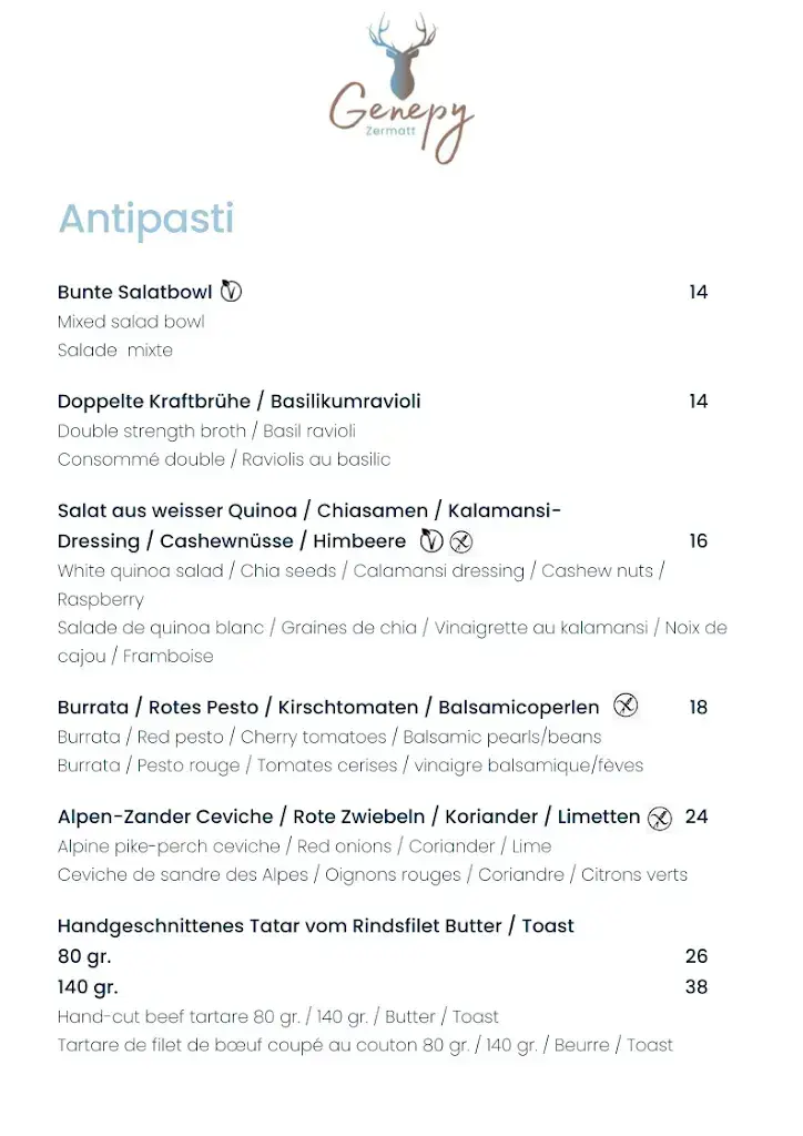 Menu_Restaurant Genepy_Zermatt_image_2