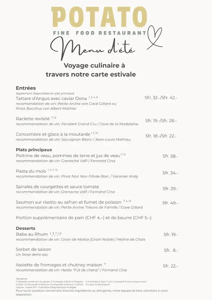 Menu_Potato Fine Food Restaurant_Zermatt_image_3