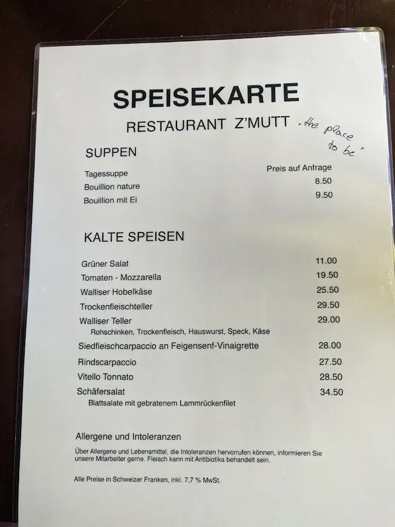 Menu_Restaurant Z'Mutt_Zermatt_image_1