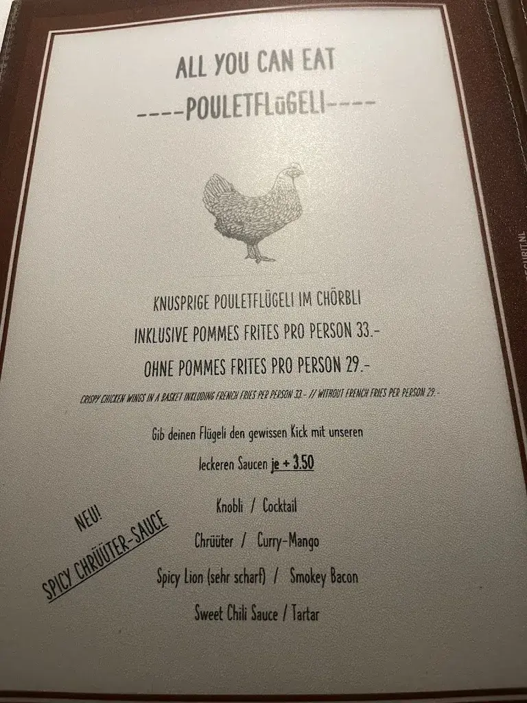 Menü_Landgasthof Löwen_Langnau am Albis_Bild_2