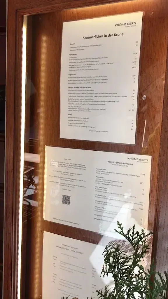 Krone restaurante en Bern