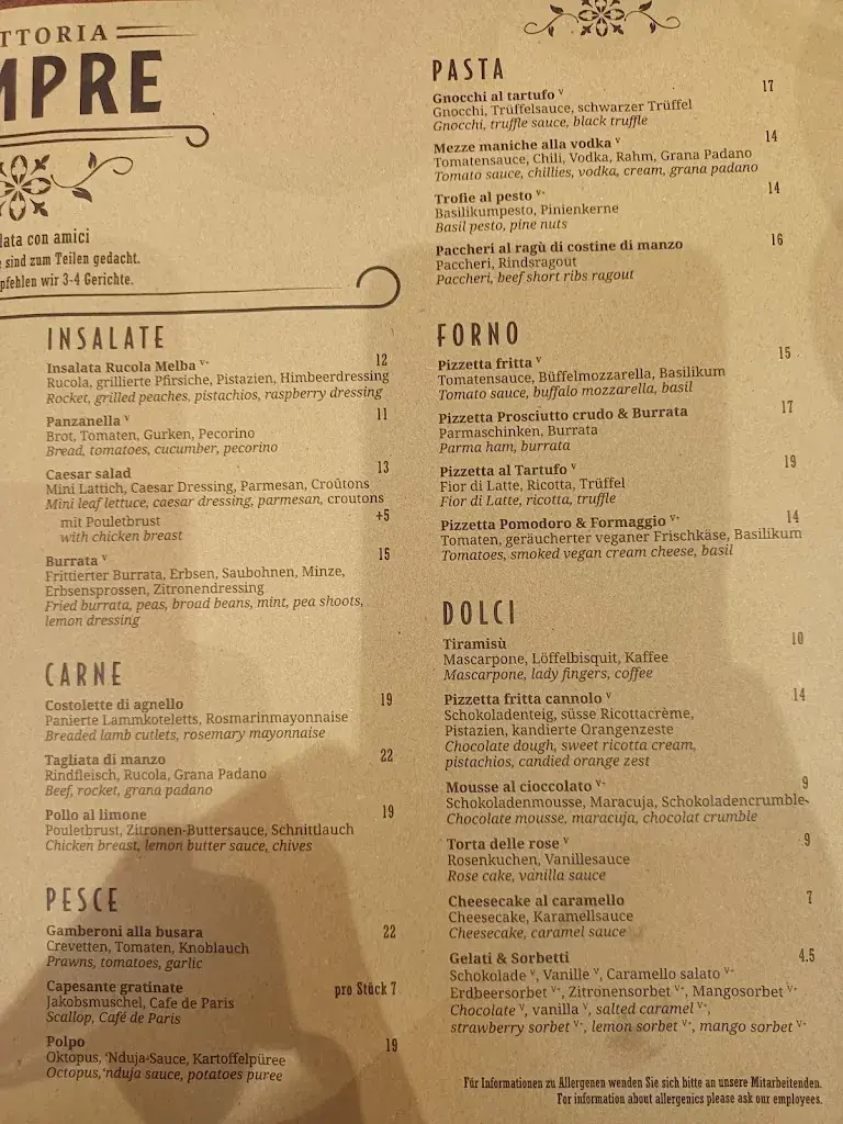 Menu_Trattoria Sempre Bern_Bern_image_2
