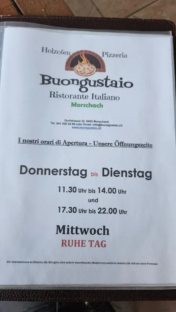 Menu_Ristorante Pizzeria BuonGustaio_Morschach_image_2