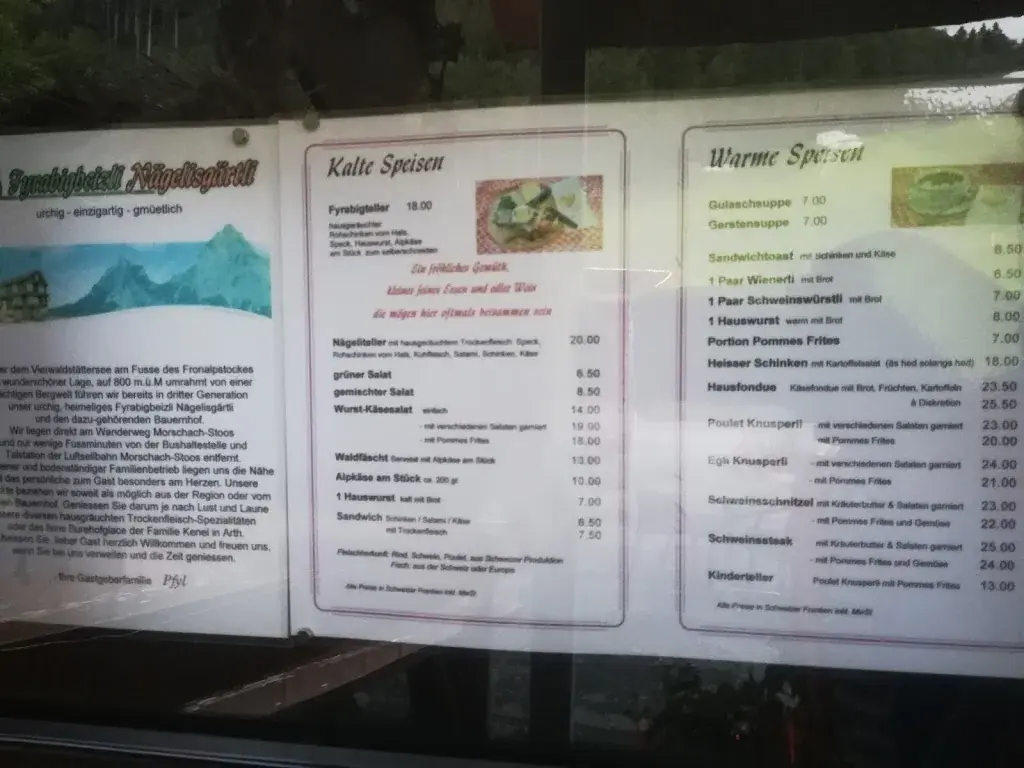 Menü_Fyrabigbeizli Nägelisgärtli_Morschach_Bild_2