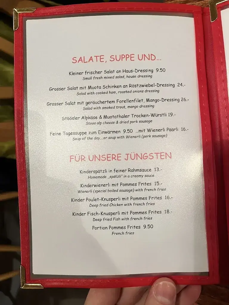 Restaurant zum Gadä ristorante a Stoos