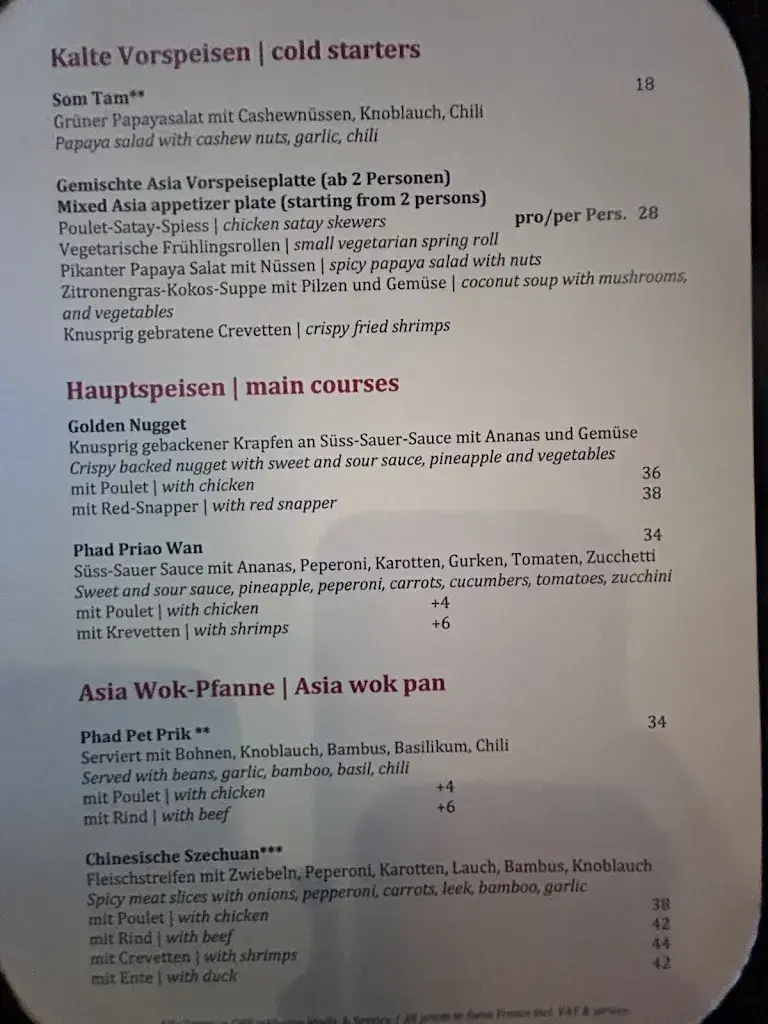 Hess Asia Restaurant restaurant à Engelberg