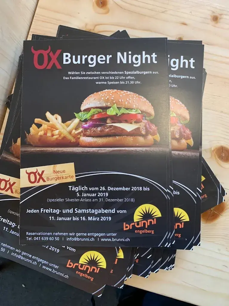 Menu_OX Familienrestaurant_Engelberg_imagen_3