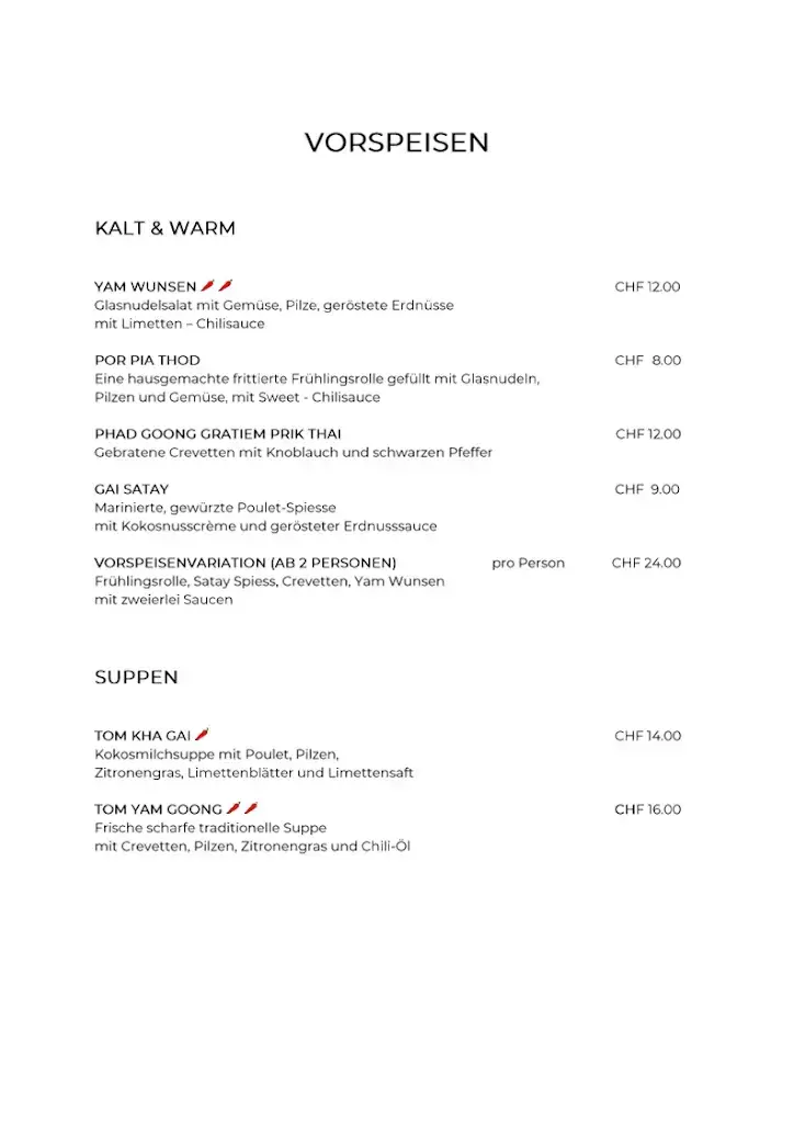 Menu_Siam Thai Cuisine Restaurant_Engelberg_image_3