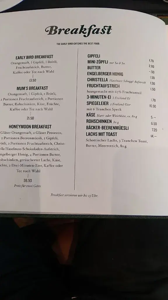 Menu_The Tea Room_Engelberg_image_2