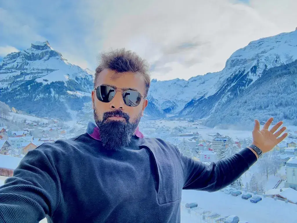 Vasanth_Hotel Terrace_Engelberg_review