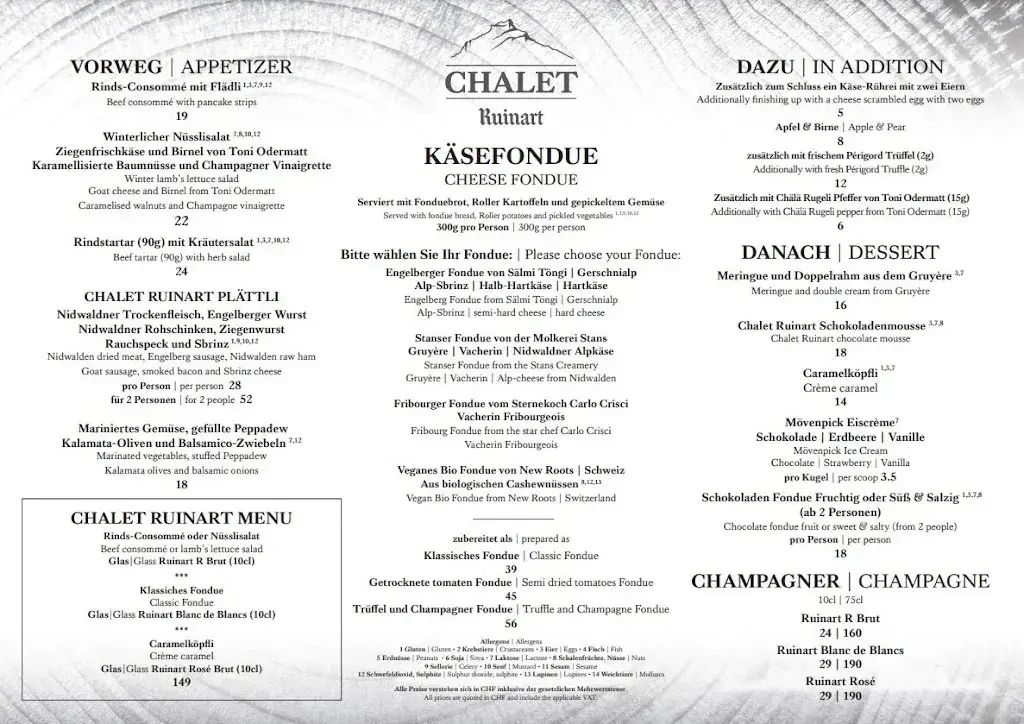 Chalet Ruinart_Engelberg_menu_image_1