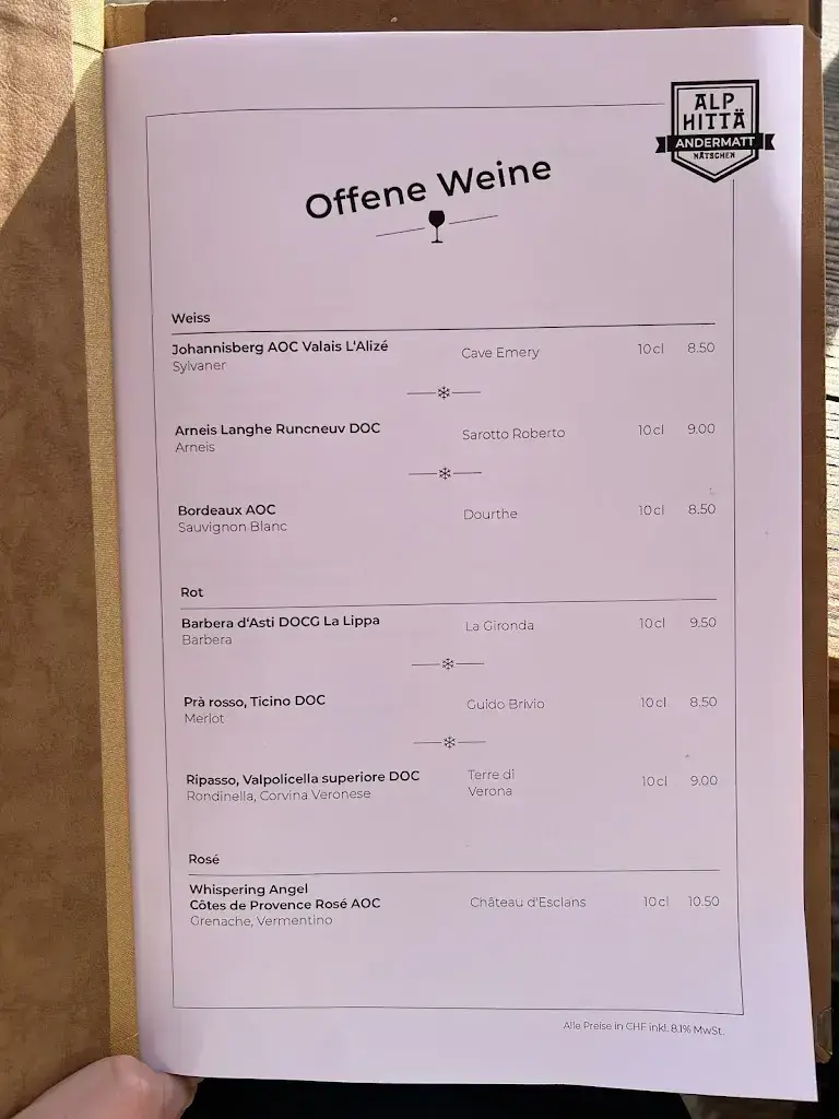 Restaurant Alp-Hittä_Andermatt_menu_image_1
