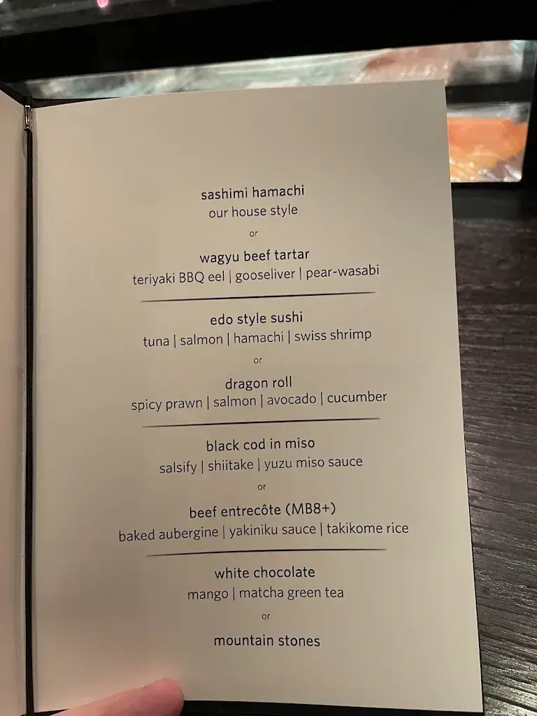 The Japanese Restaurant_Andermatt_menu_image_1