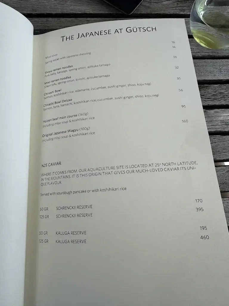 The Japanese at Gütsch on 2400 m Restaurant in Andermatt