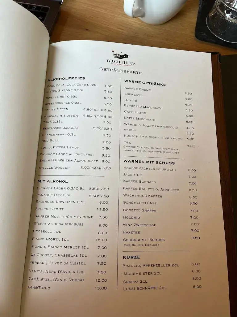 Wachthuus restaurant à Andermatt