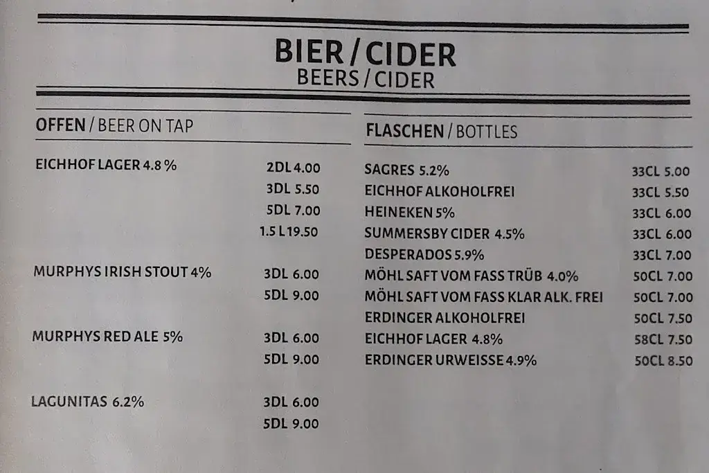 Pinte Pub&Club_Andermatt_menu_image_1