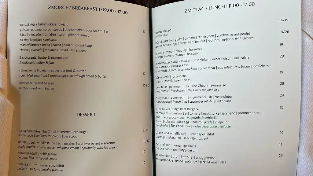 Restaurant Teufelsbrücke, a pop up by The Chedi Andermatt_Andermatt_menu_image_1