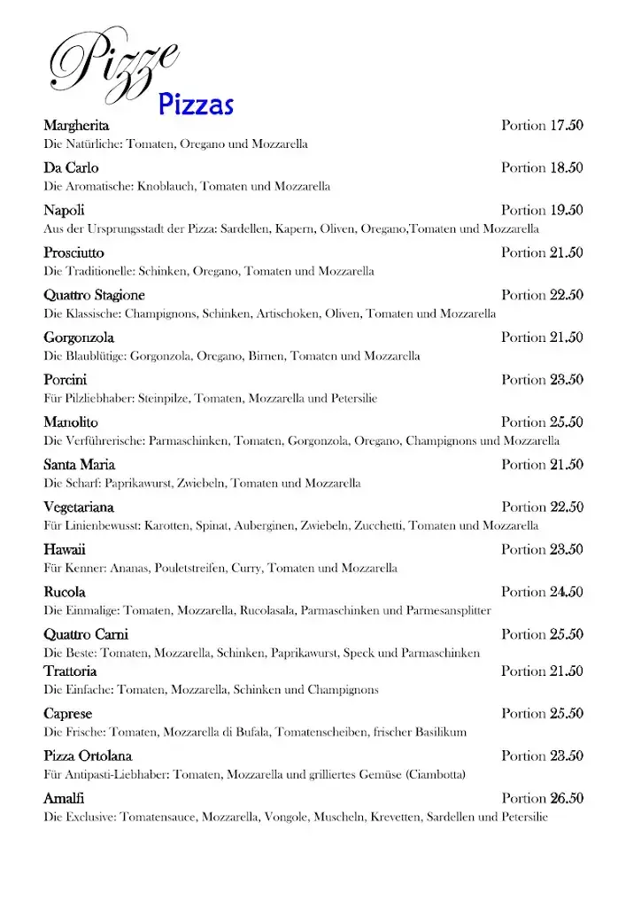 Menu_Ristorante Da Carlo_Bern_image_2