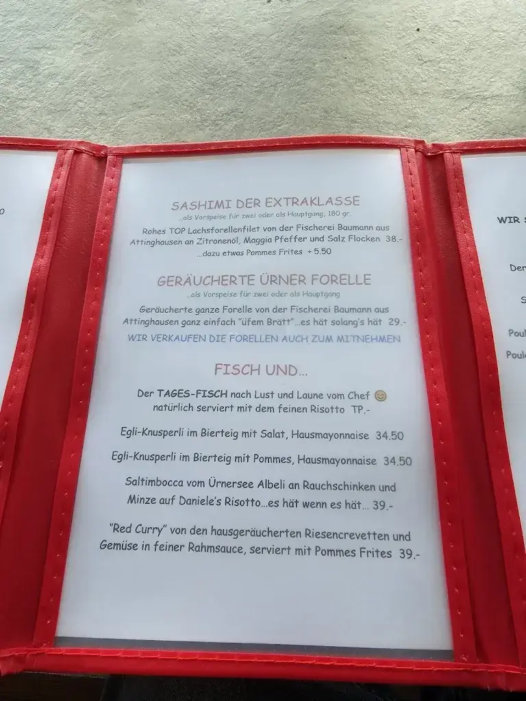 Menu_Fischli am See_Bauen_immagine_2