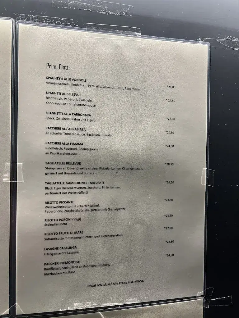 Menu_Restaurant Pizzeria Bellevue_Ittigen_image_2