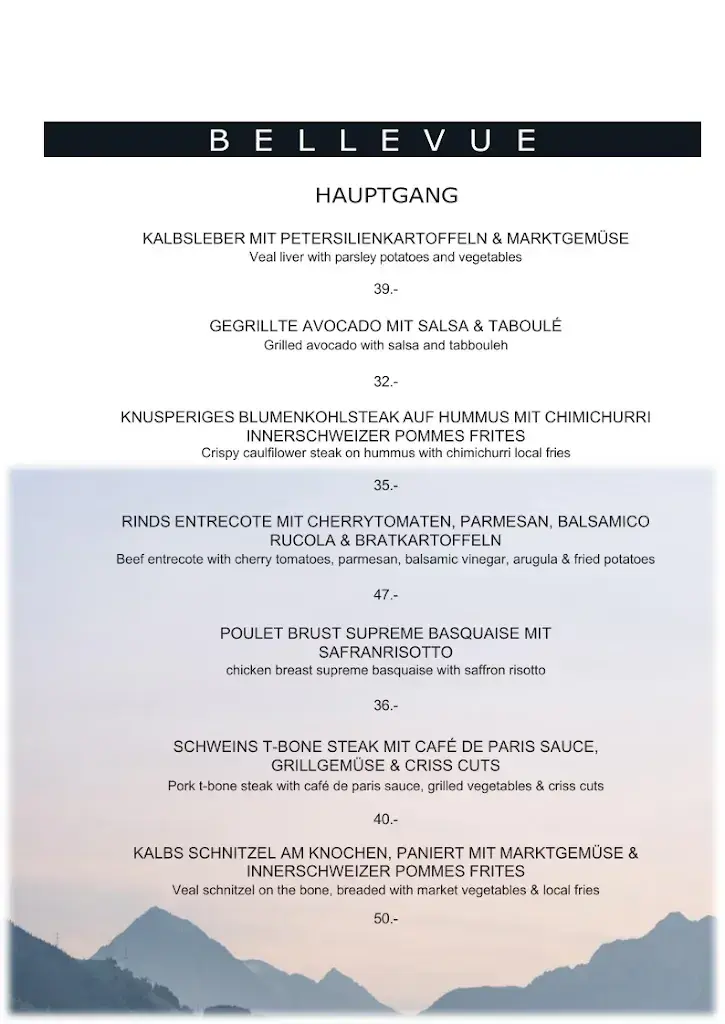 Restaurant Bellevue_Ingenbohl_menu_image_1