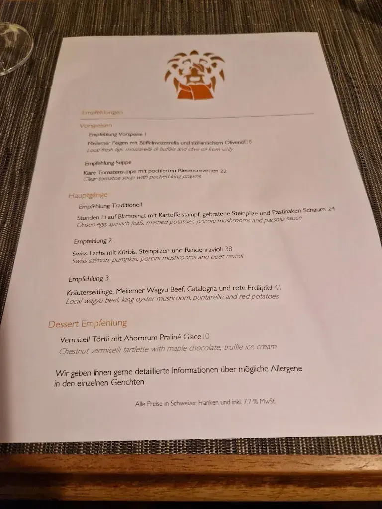 Menu_Restaurant Löwen Meilen_Meilen_image_2