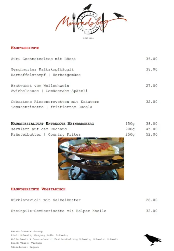 Menu_Gasthaus Meinradsberg_Einsiedeln_image_1