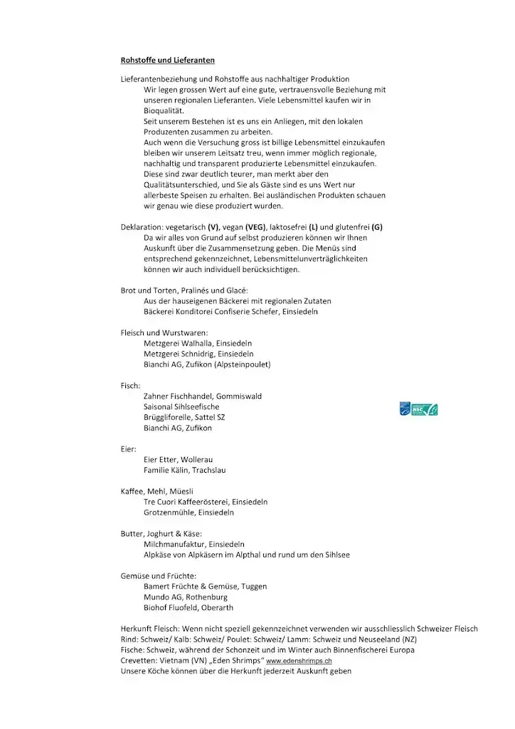 Menü_Restaurant Bären Einsiedeln_Einsiedeln_Bild_2