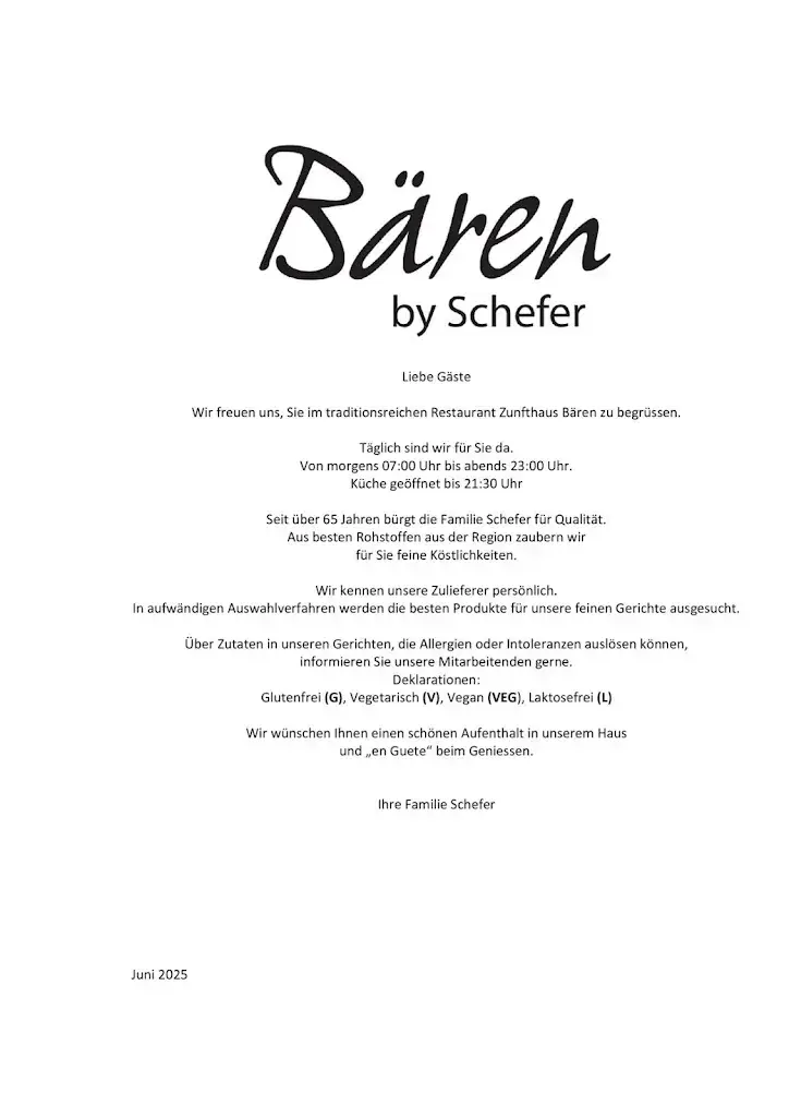 Menü_Restaurant Bären Einsiedeln_Einsiedeln_Bild_4