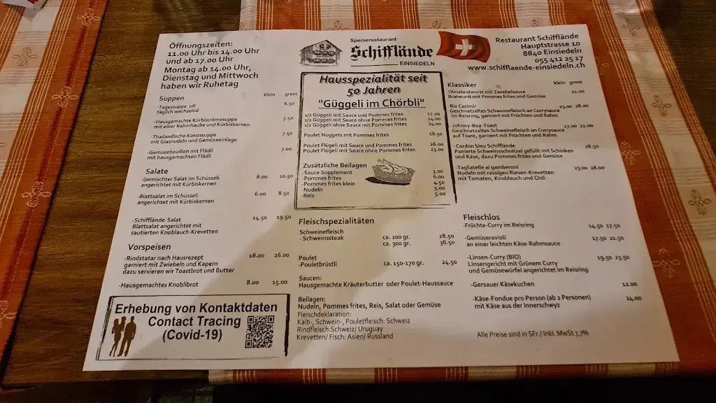 Menu_Restaurant Schifflände_Einsiedeln_image_2