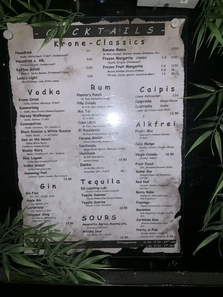 Menu_Bistro Krone Bar Einsiedeln_Einsiedeln_image_3