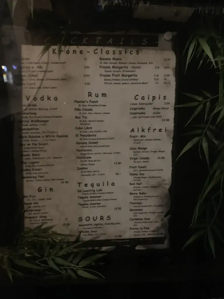 Menu_Bistro Krone Bar Einsiedeln_Einsiedeln_image_4