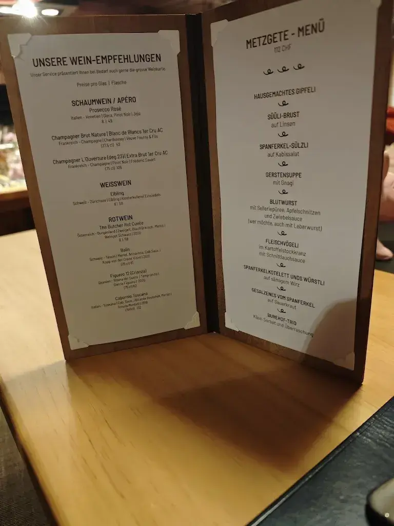 Bürgi's Burehof restaurant in Euthal