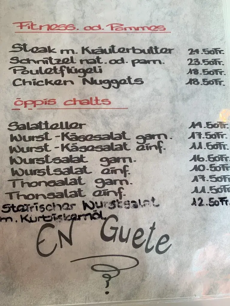 Menü_Hinterhof Café & Bar (Hiho) Wollerau_Wollerau_Bild_2